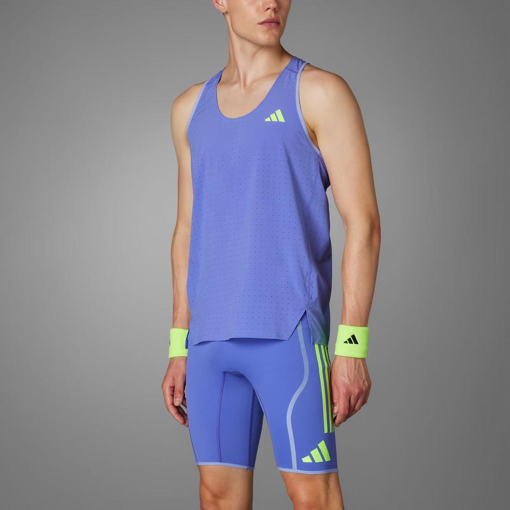 adidas Adizero Running Short Leggings Comfortable Outdoor Running Shorts Men Shorts Blue IT2165