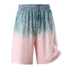 Men's Plus Size Tie-Dye Gradient 2-Piece Set, Waffle Knit Tank Top & Shorts (5XL-11XL)