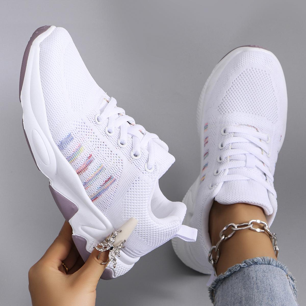 

Breathable Mesh Women Summer Flat Shoes Casual Sneakers Lightweight Comfortable Clearance Sale 37 белый