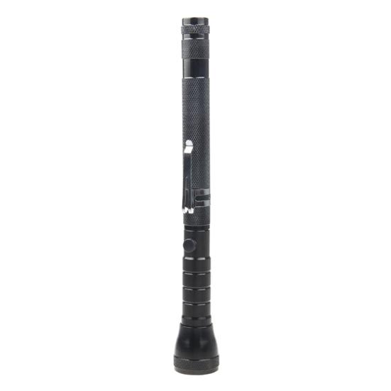 COB Flashlight with Telescoping Magnetic Pickup Tool Outdoor Camping Hiking Car