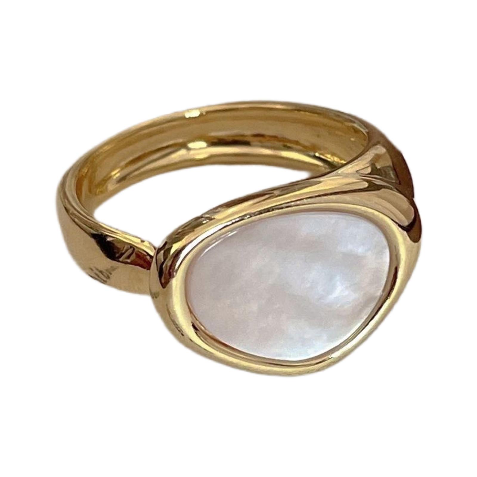 

Минималистичные кольца из сплава для модных личностей, ищущих уникальные ювелирные аксессуары, стильные наряды, повседневную одежду белый