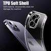Clear Phone Case For iPhone 17 16 15 14 Pro Max Plus 16E 17 Air Silicone Soft Cover For iPhone 11 12 13 Pro Max 13 Mini Case