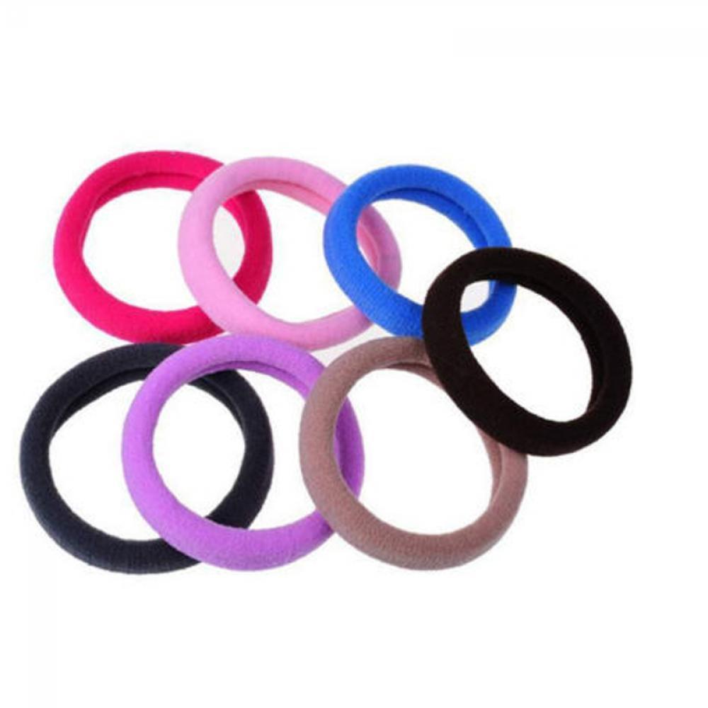 10 PCS Fashion Elastic Women Candy Color Hairband Ponytail Holder Hair Rope