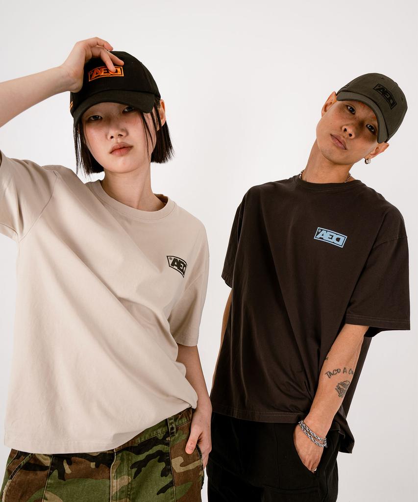 ALL EYES DOWN Aed Box Logo Cap (Black)