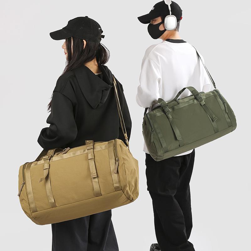 Duffel Bag Sports Fitness Bag Large Capacity Multifunctional Separation Shoes Bags Dry Wet Separation Waterproof Shoulder Bag