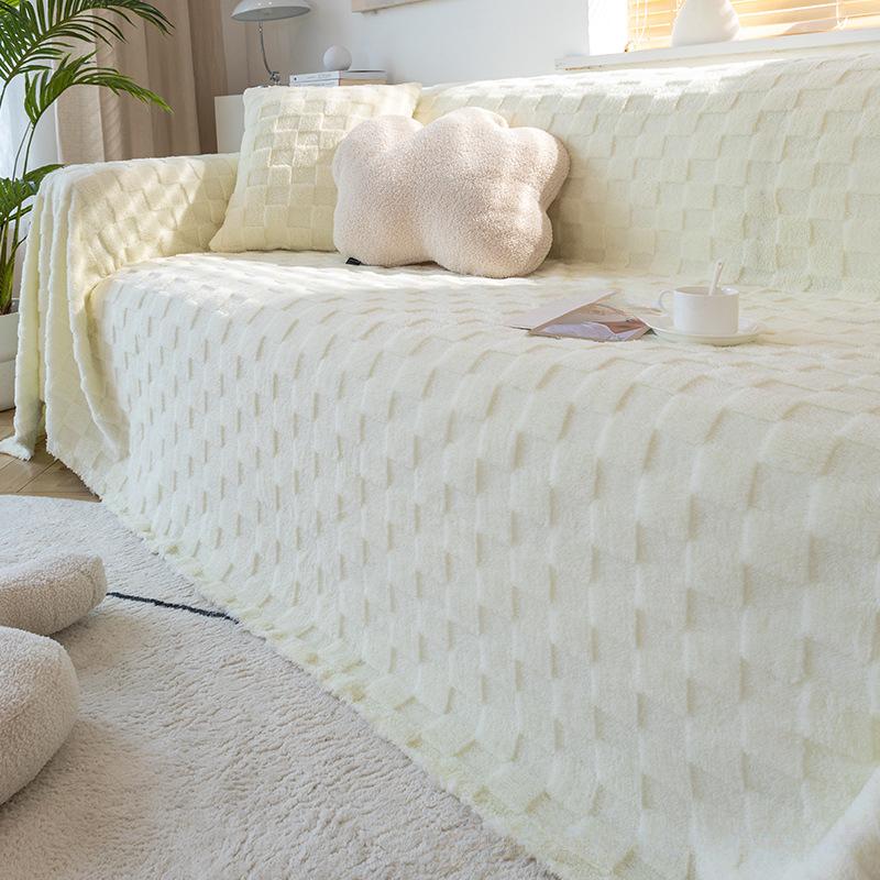 

INS кремовый стиль чехол для дивана ткань осень и зима двустороннее плюшевое полотенце для дивана «все включено» чехол для дивана подушка для гостиной утолщенная 180*130