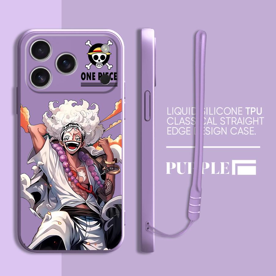 One Piece Cartoon Cute Phone Cover Case for Apple iPhone 17 Pro Max 11 7 8 XS XR 12 Plus 16 Air 15 13 Mini