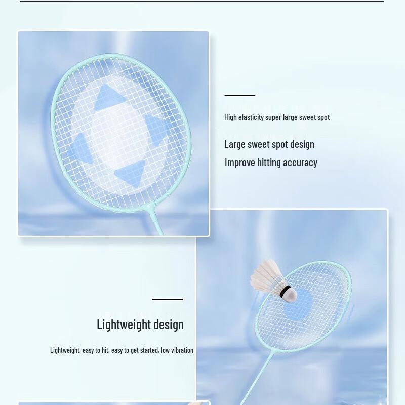 WEZHO All-Round Badminton Racket Set