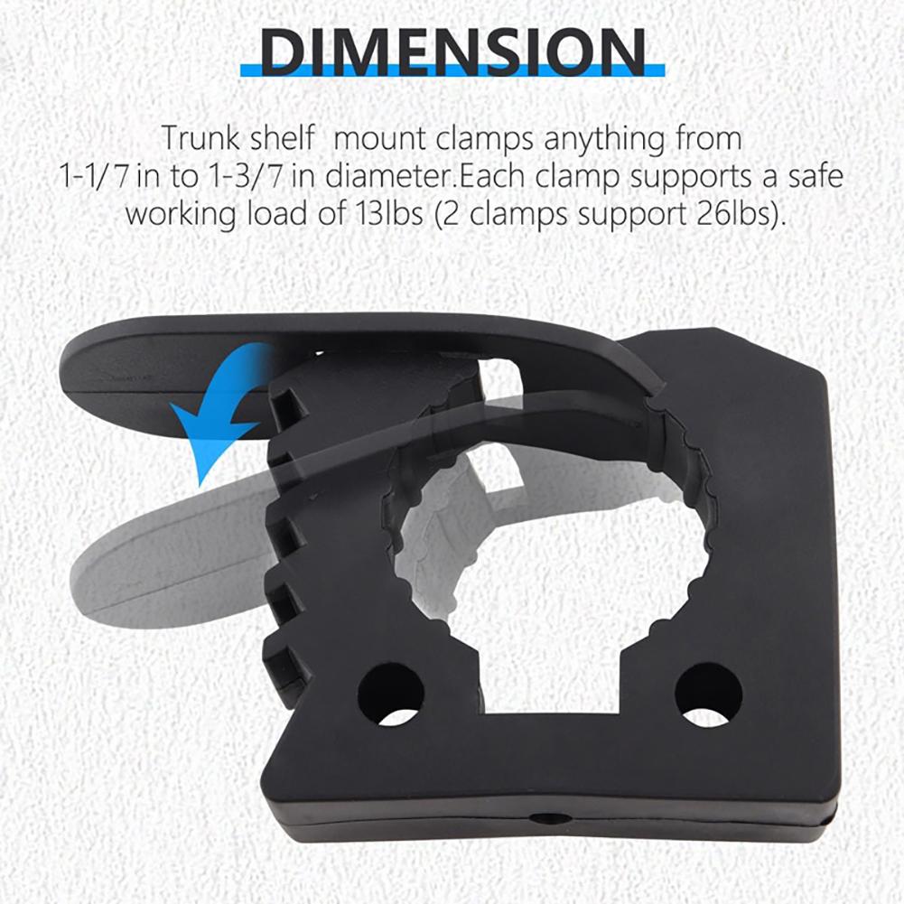 Handle Keeper for Mounting Tools Equipment Shovel Holder Mount Auto Shovel Mount Bar Clamp Offroad ATV UTV Truck Accessories