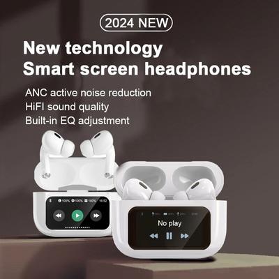 Slúchadlá s farebným LED displejom A8Pro Bezdrôtové Bluetooth slúchadlá ANC Slúchadlá s aktívnym potlačením hluku s dlhým dosahom
