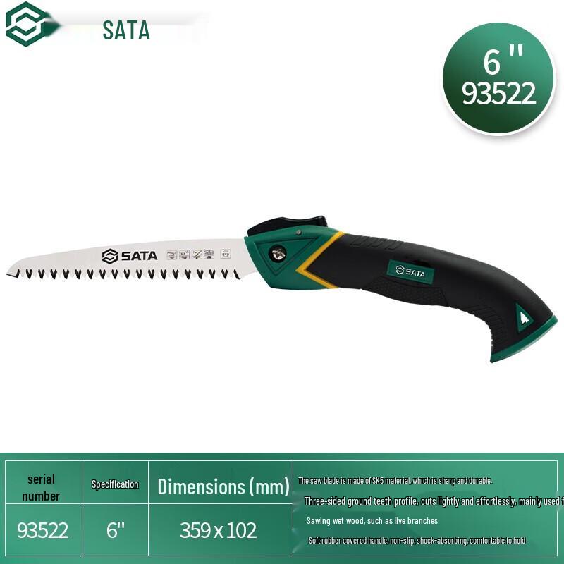 SATA 93522 6-inch Folding Hand Saw