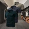 3-Pack Knitted-Textured Polo Shirts for Men Breathable, Quick-Drying, Summer Commute, Versatile Short-Sleeve Shirts