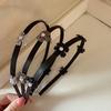 Sugar Flower Crystal Headband, Elegant Vintage Hairband for Women, Premium Hair Clip