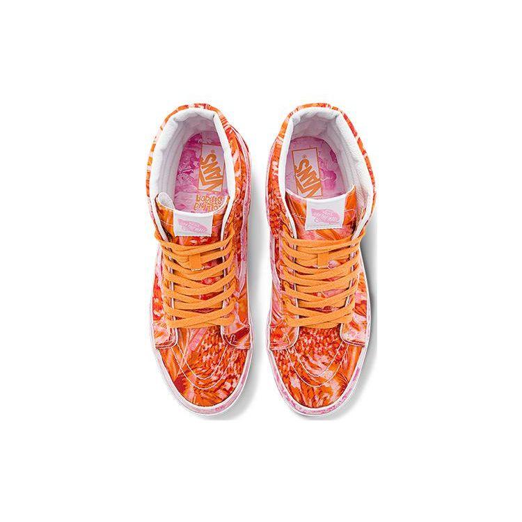 Vans Collina Strada X Sk8 38 Dx Classics Ležérní vysoké skate boty Unisex tenisky Červená Růžová VN0A5KRTBMC