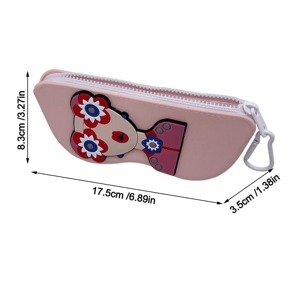 Multifunctional Glasses Bag Dustproof Waterproof Small Items Bags Silicone Eyeglasses Box