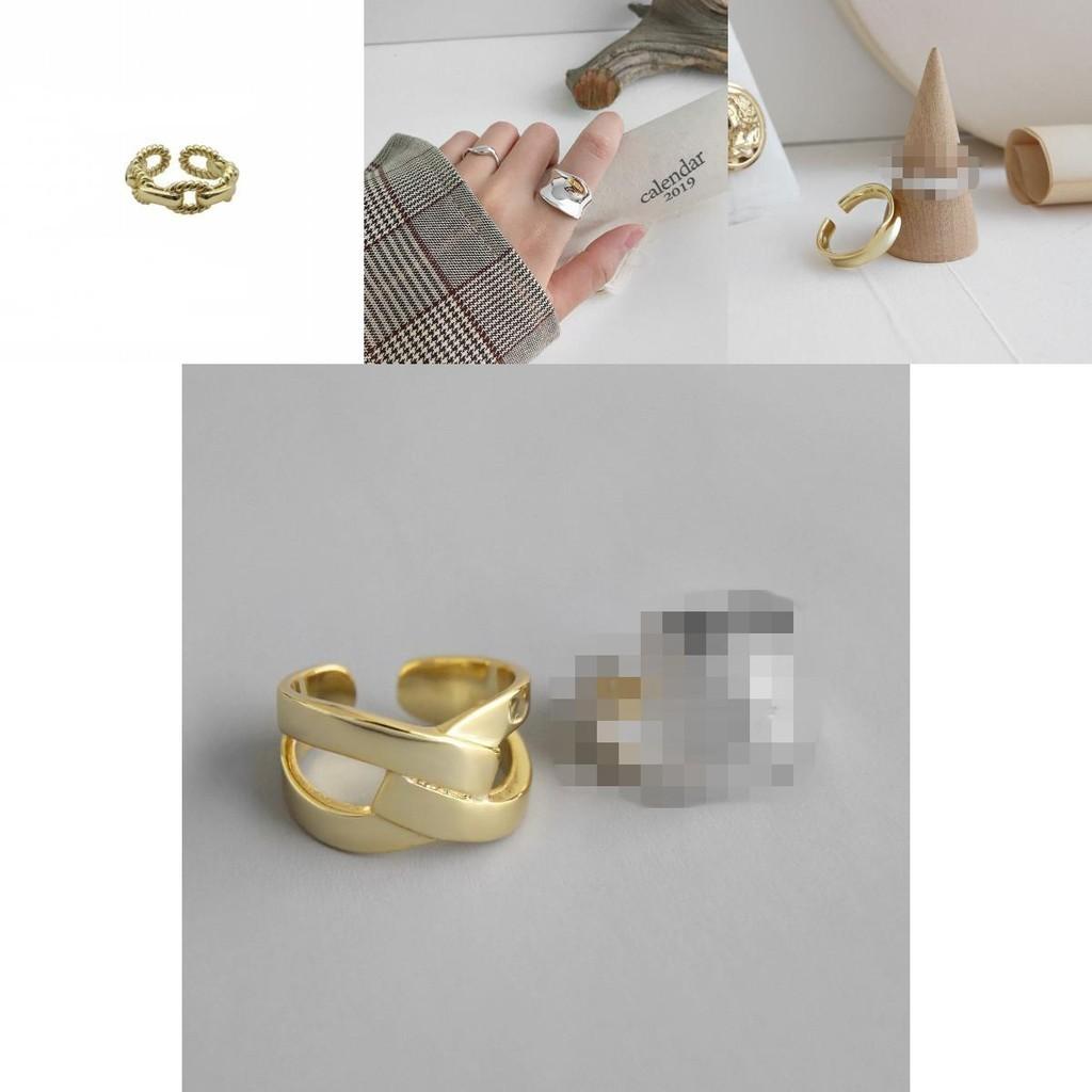 Elegantní S925 Ryzí Stříbro Minimalistický Nepravidelný Prsten Nastavitelná Velikost Ideální Pro Jakoukoli Příležitost