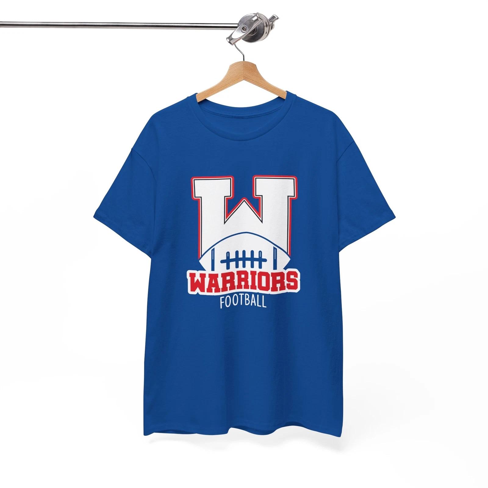 

Warriors football T-Shirt - Sporty Tee for Flag Football Fans & Players M