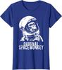 Original Space Monkey Funny Sarcastic Humor design-100% cotton summer O-neck short sleeve casual printed men's T-shirt.