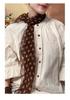 Smart Polka Dot Silk Scarf: Luxury Georgette Mulberry Shawl for Women - Spring/Summer Multifunctional Accessory