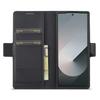 LC.IMEEKE L1 For Samsung Galaxy Z Fold6 5G Stand Case Texture PU Leather Wallet Phone Cover