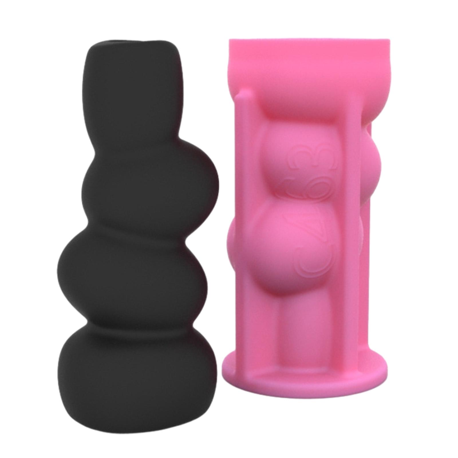 

Versatile Silicone Mold DIY Crafts Mould Eye Catching Pebble Shape Silicone Vase Molds Silicone Material for Hand-Making 1
