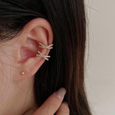 Κομψά Χρυσά Κλιπς Αυτιών για Μη Τρυπημένα Αυτιά - Μοναδικά Γυναικεία Σκουλαρίκια