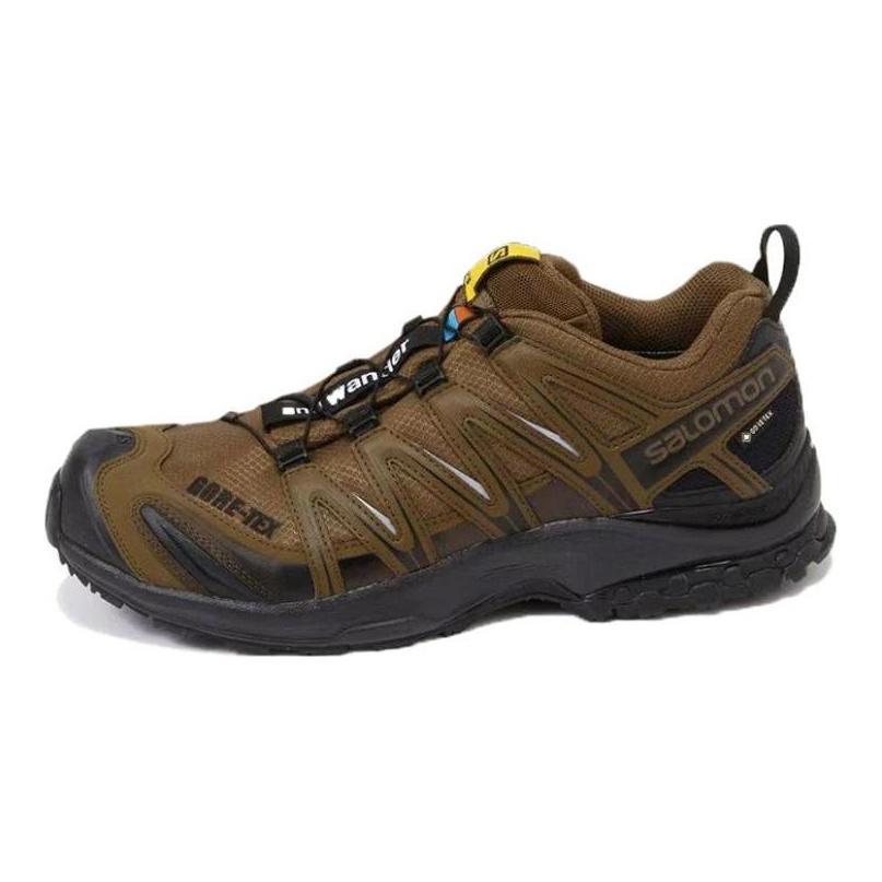 And Wander X SALOMON XA PRO 3D Slip Resistant Low Top Outdoor Shoes Men's Brown 474121