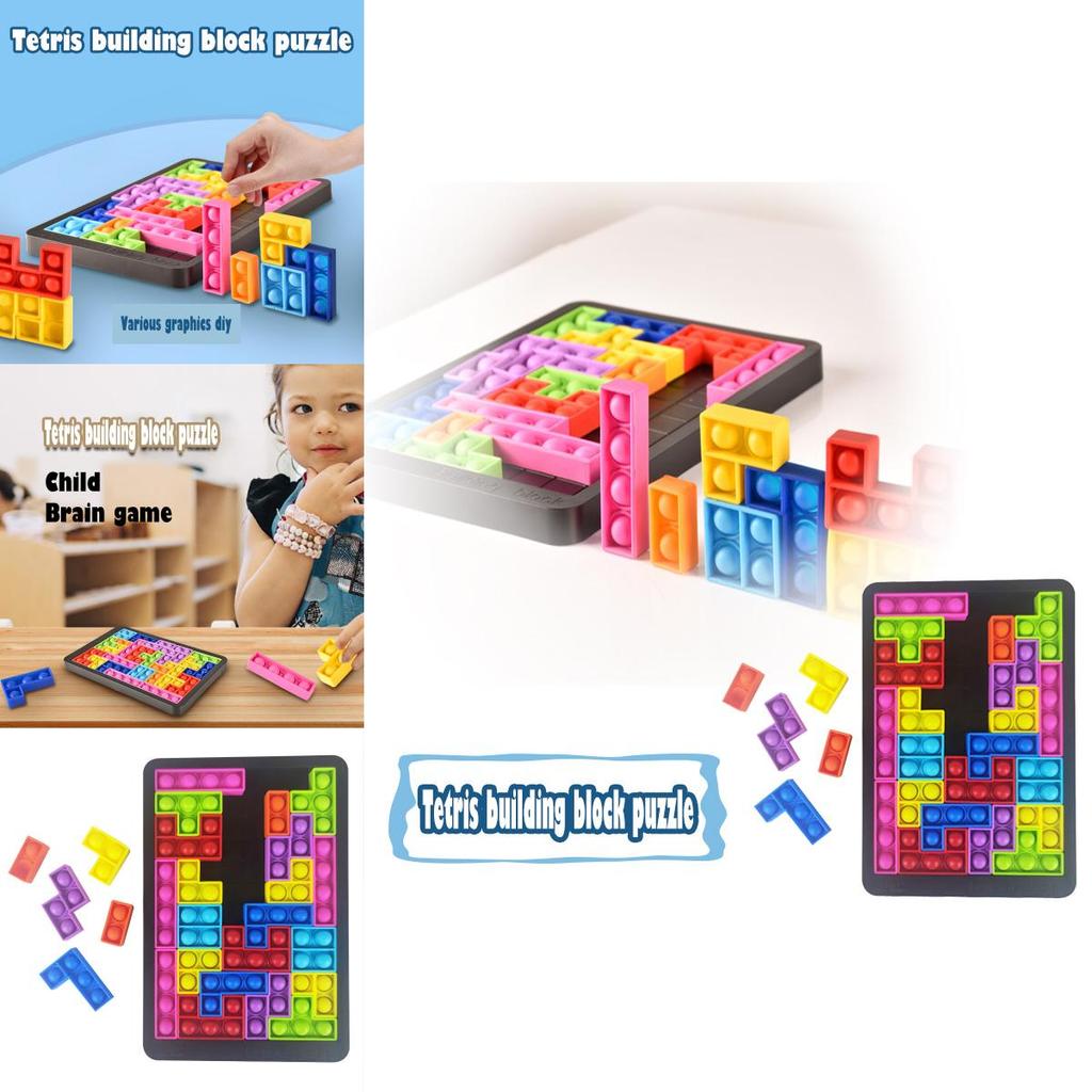 Tetris Blocks Puzzle Game For Stress Relief Perfect For Sensory Play And Fun