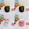 Children Cute Butterfly Knot Pu Water Bucket Bag For Daily Casual Use