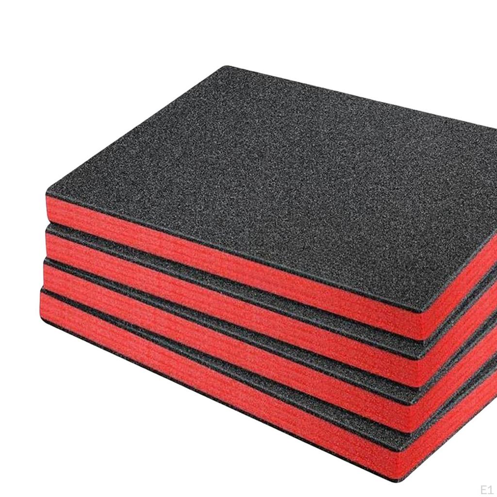 Set of 4 Foam Sheets for Tool Box, Transport And