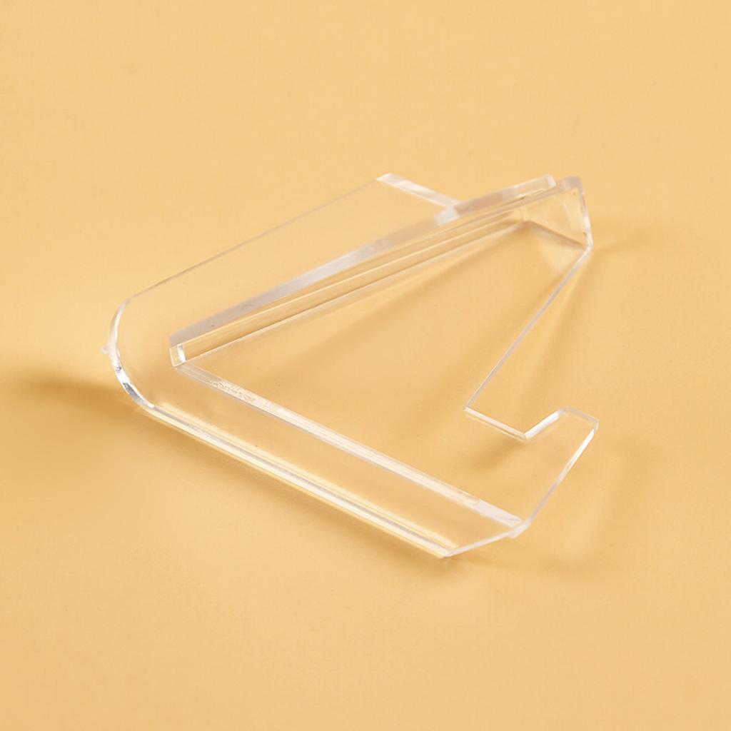 5pcs Acrylic Stands Mini Coin Display Stand Easel Holder Rack Shelf for Medals