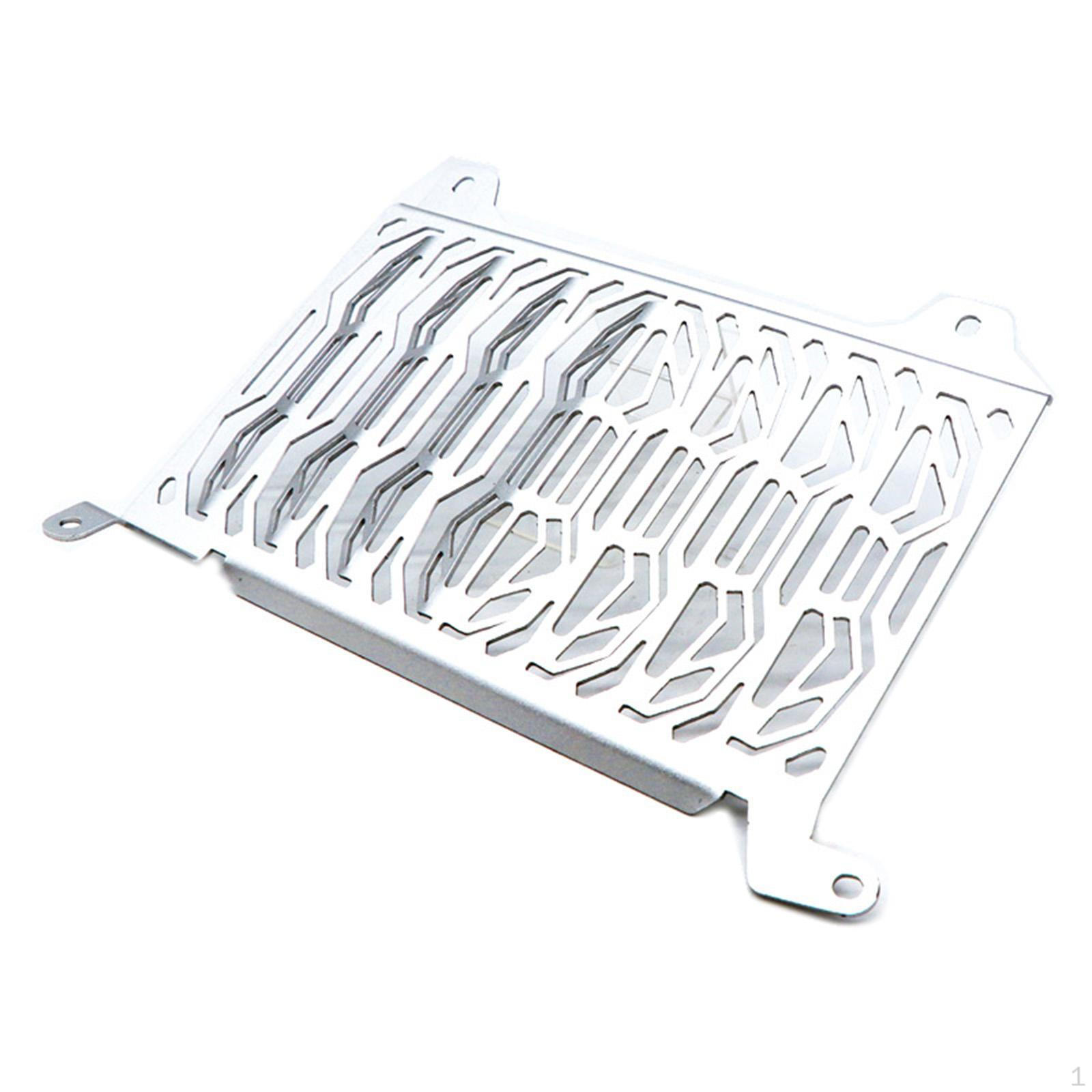 

Motorcycle Radiator Grille Guard Protector Cover Professional Sturdy Water Tank Protection Net срібний