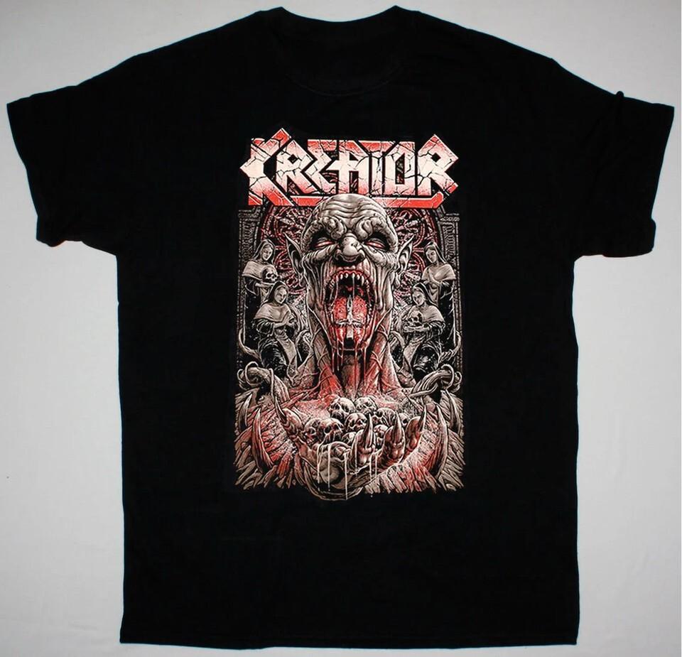 Kreator Band Live On Stage Black T-Shirt Cotton Unisex M
