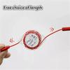 3 in 1 Telescopic USB Cable 3A Fast Charging for Type C Lightning Interfaces Durable PVC Material Portable for Travel Home