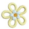 Woven Macrames Colorful Flower Wall Art Decoration for Living Room or Baby Kids Bedroom Nursery Wall Hanging Ornament