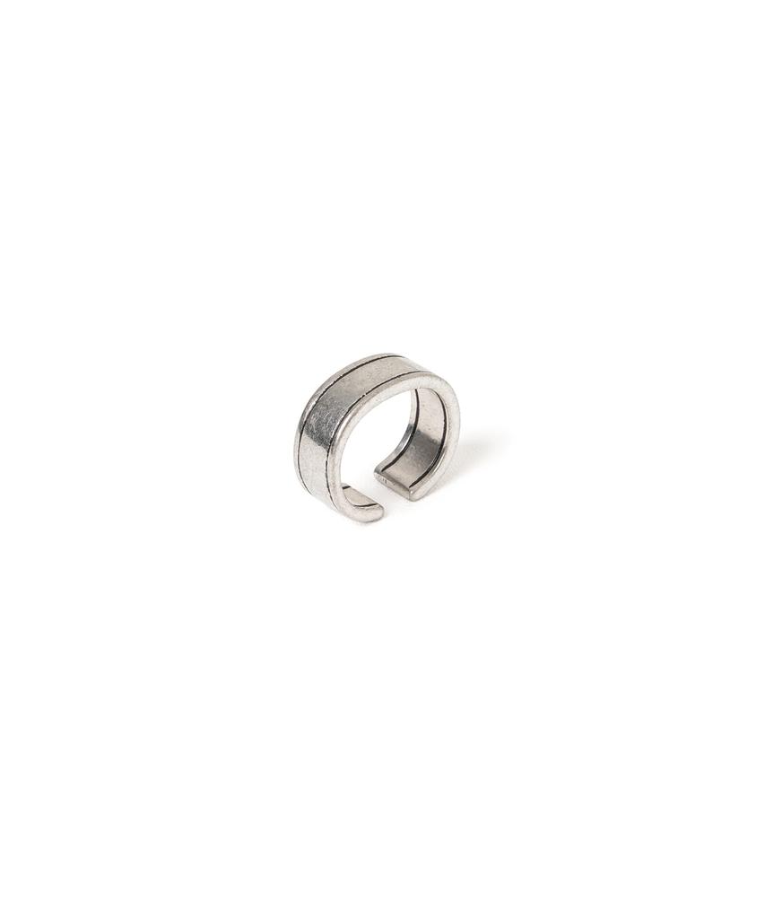 Millo Women Flat Line Ear Cuff [Vintage Silver]