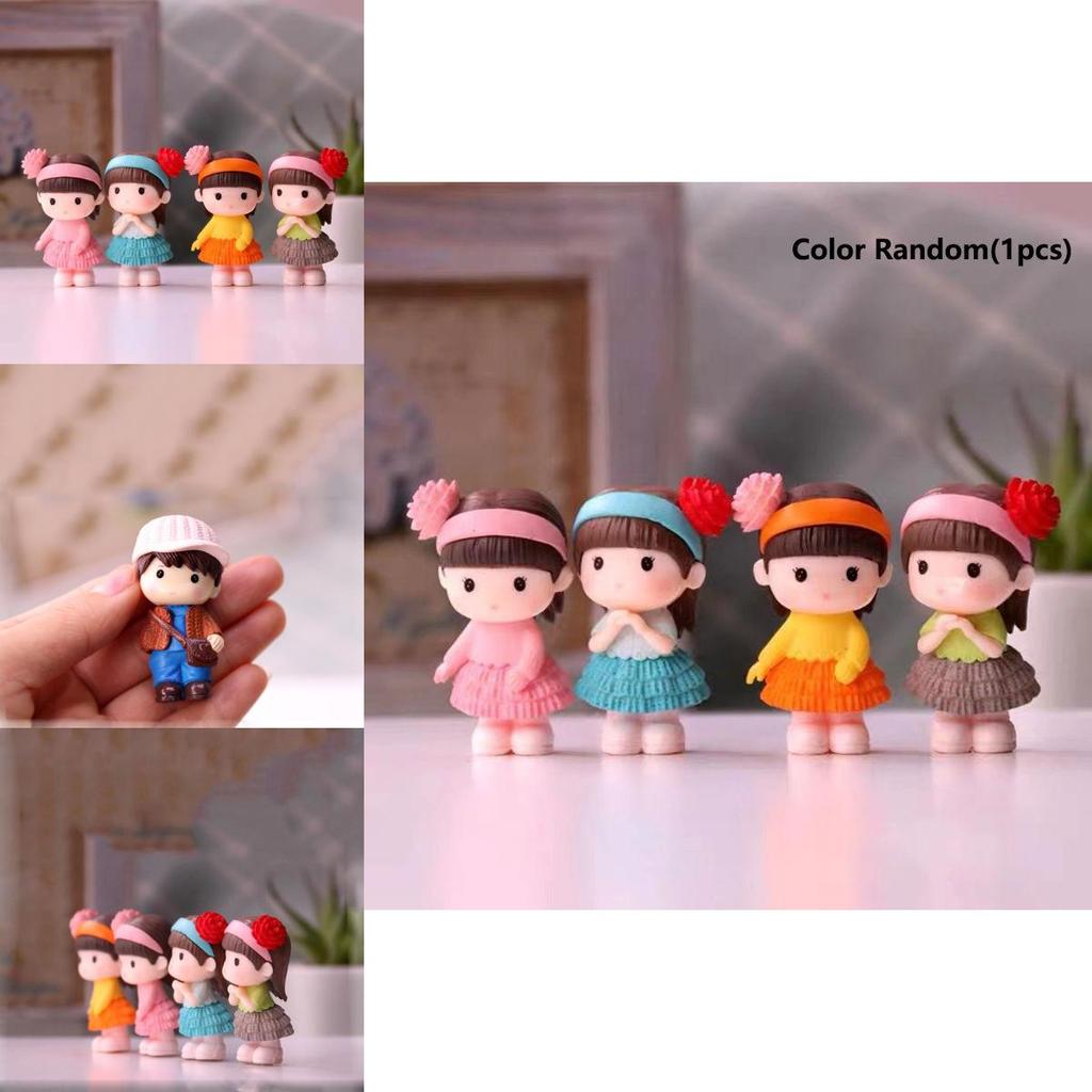 Durable And Cute Mini Couple Figurines Ideal For Garden And Dollhouse Decorations