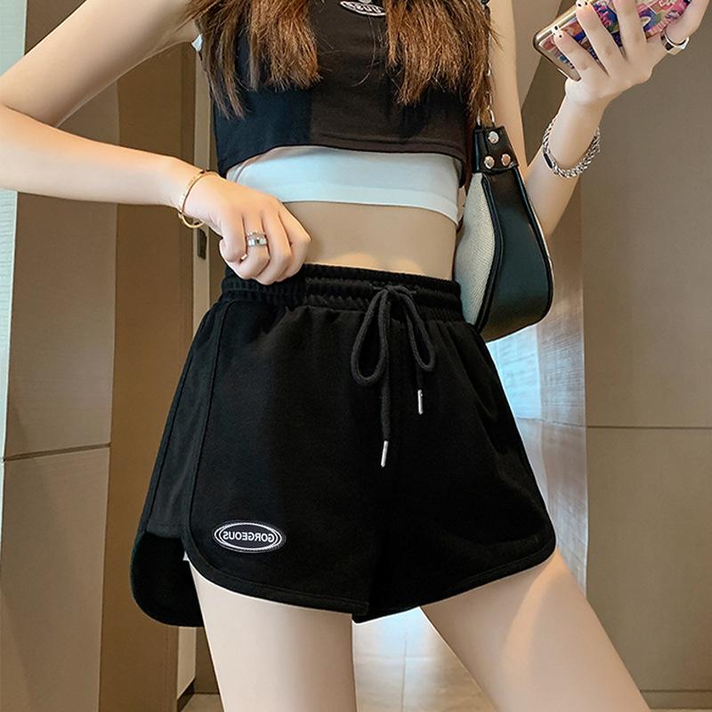 2023 Korean Style Women's High Waist Wide Leg Shorts: Versatile Summer Casual Hot Pants