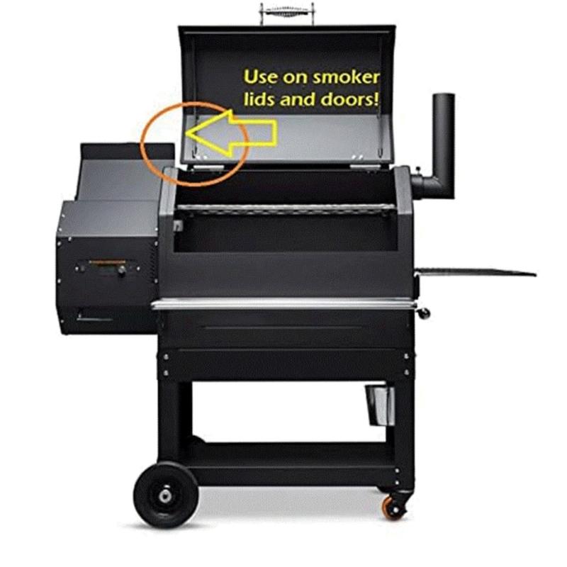 BBQ Dichtungen Hohe Temperatur Grilldichtung Fasermaterial für Grillgrills