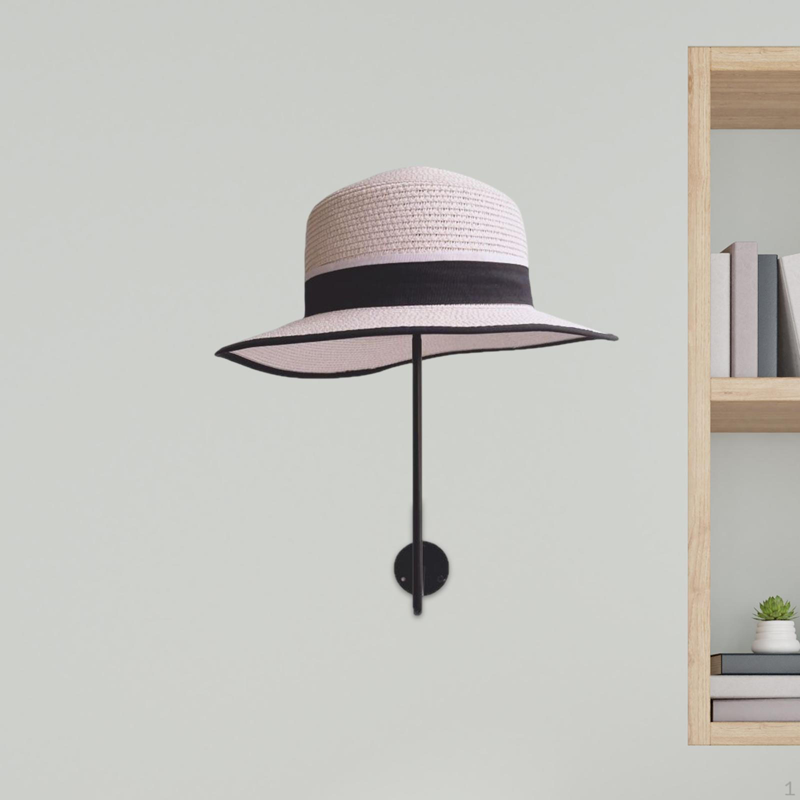 

Подставка для шляп Настенный держатель Вешалка Многофункциональный органайзер Парик для бейсбола белый