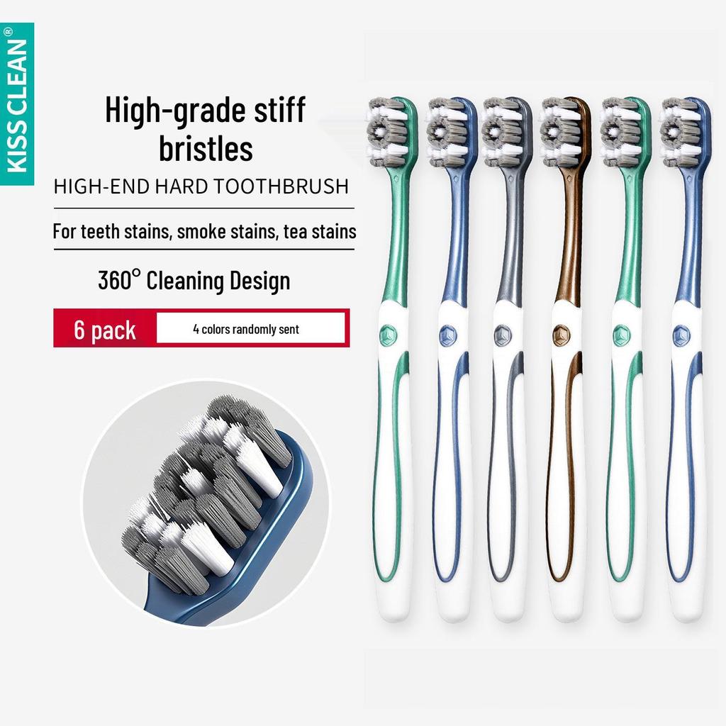 Durable Toothbrush Pack: Men's, Women's & Family – Extra Hard, Medium & Soft Bristles