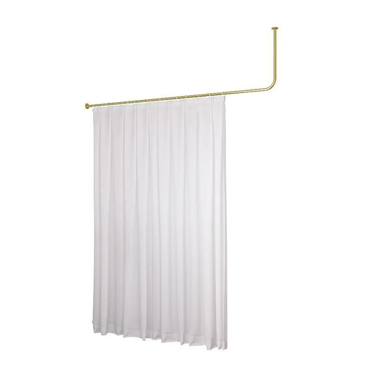 Wrought Iron Beauty Salon & Health Center Partition Curtain Rod for Beds