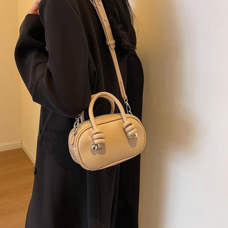 2024 New Fashion Versatile Niche Design Boston Bag Trendy Handbag Exquisite Small Bag Crossbody Bag