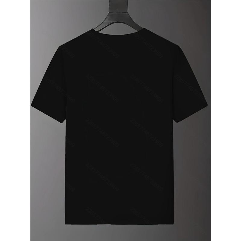 European sizes Men's Fashion Printed Casual Sports Short Sleeve Street Hip Hop T-Shirt