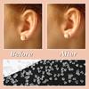 1000pcs Clear Plastic Rubber Safety Earring Backs Soft Silicone Clutch Ear Nut S