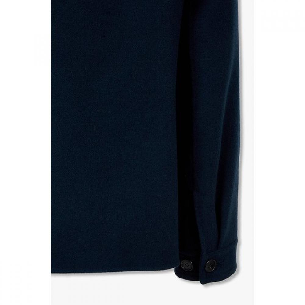 Tomboy Men Outer Pocket Wool Open Button Jumper 91m5413302ar