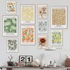 Abstract Lemon Flower Eye Orange Vintage Plant Wall Art Canvas Painting Posters and Prints Wall Pictures for Living Room Decor