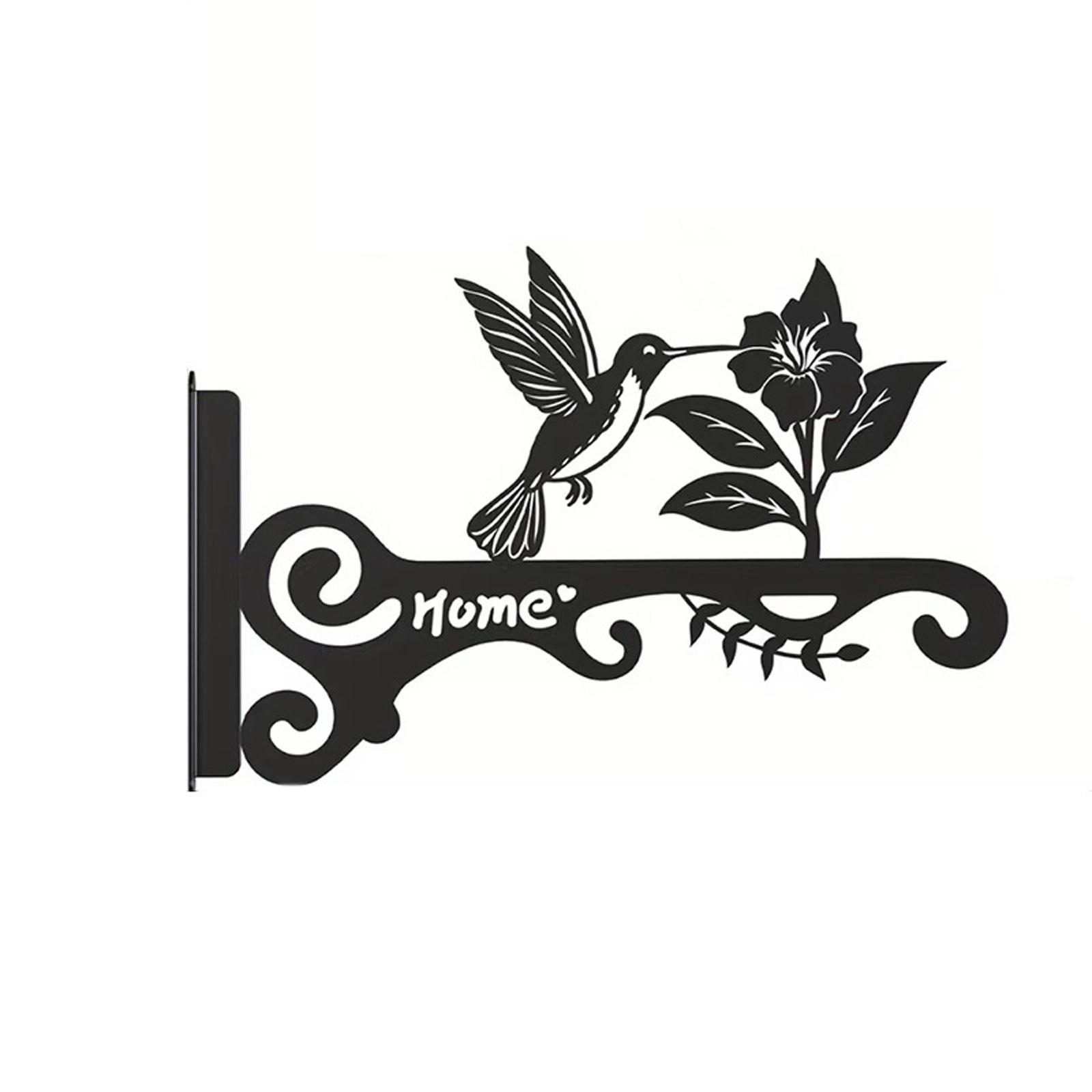 Bird & Plant Wall Hooks – Decorative Hanging Plant Stands for Indoor and Outdoor Garden, Home & Balcony One Size