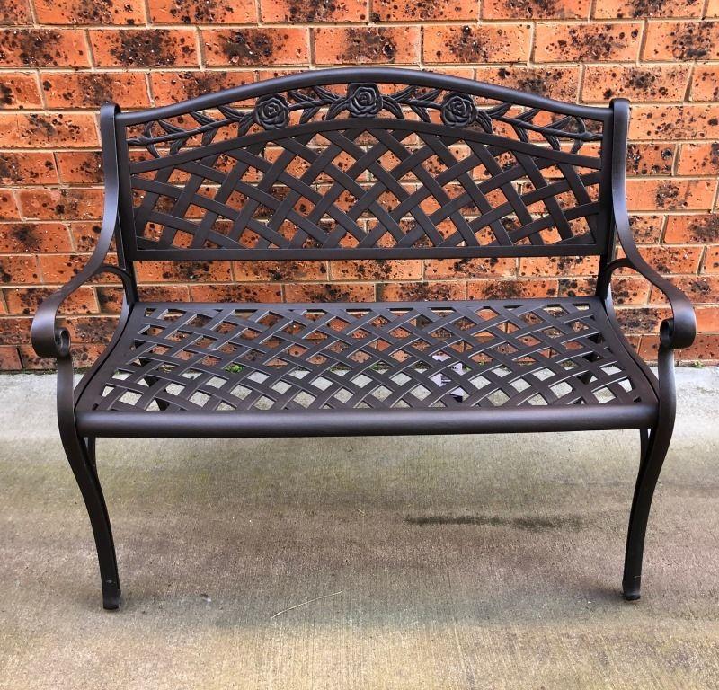 Patio Benches Melissa Aluminium Bench Brz