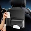 Car Seat Back Organizer Hanging Bag Multi-function Tissue Storage Box Holder Auto Backseat Cup Phone Pocket Interior Accessoire